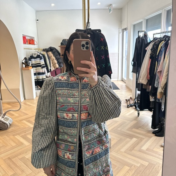 Vintage Quilted Coat & Trousers - Picture 4 of 10